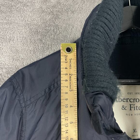 Abercrombie & Fitch Jacket Women XL Navy Windbreaker Outdoor Retro Moose - Picture 15 of 16